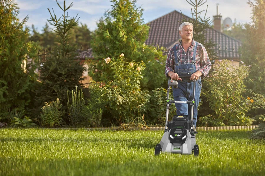 shop electric lawn mowers